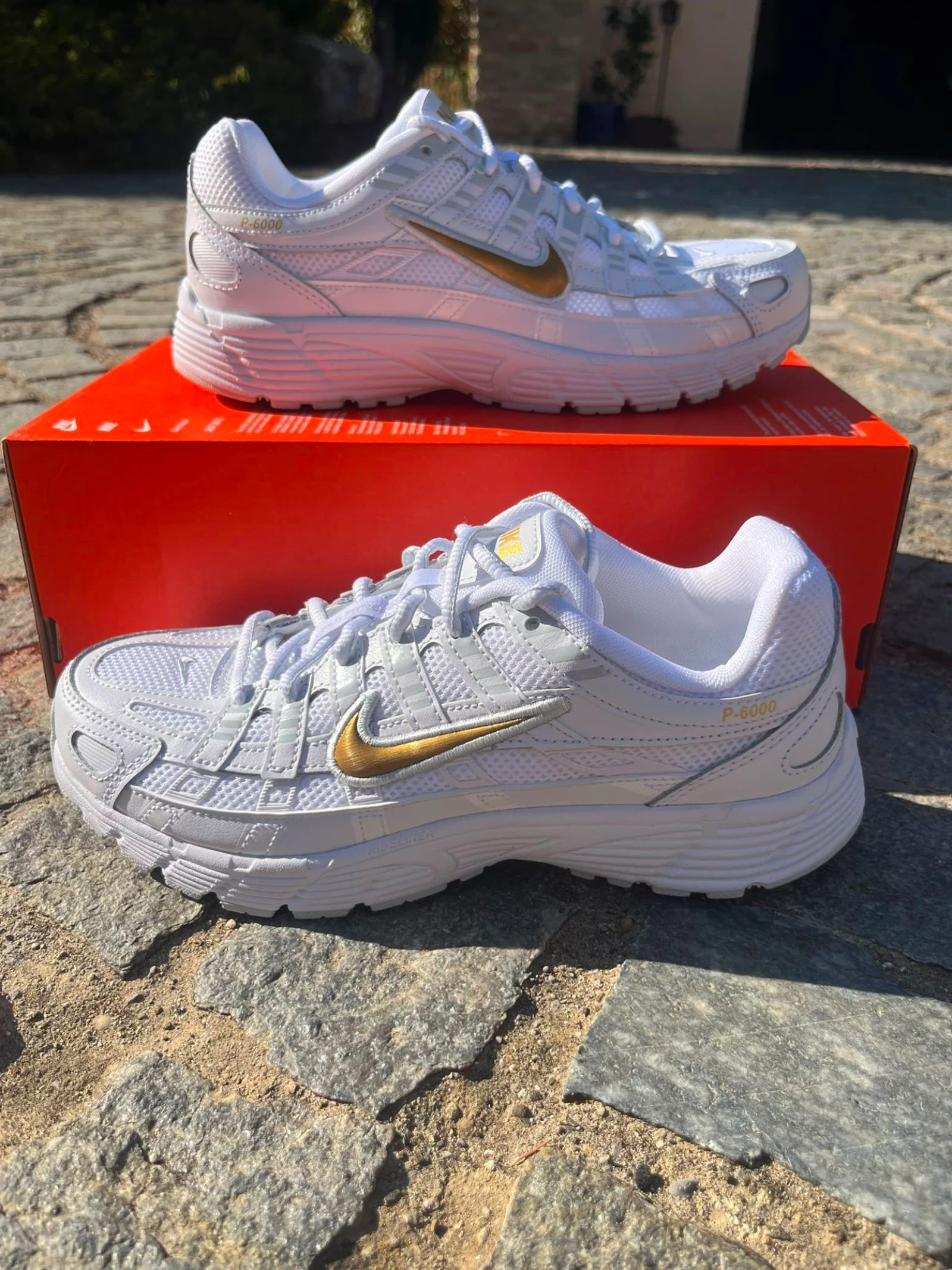 Nike P-6000 Blanco Oro Nuevas Auténticas Talla 38.5 Zapatillas Hombre Mujer Con Caja – photo 5
